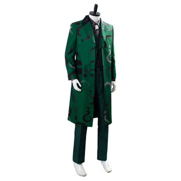 The Riddler Edward Nygma Gotham Season 5 Uniform Green Cosplay Costume